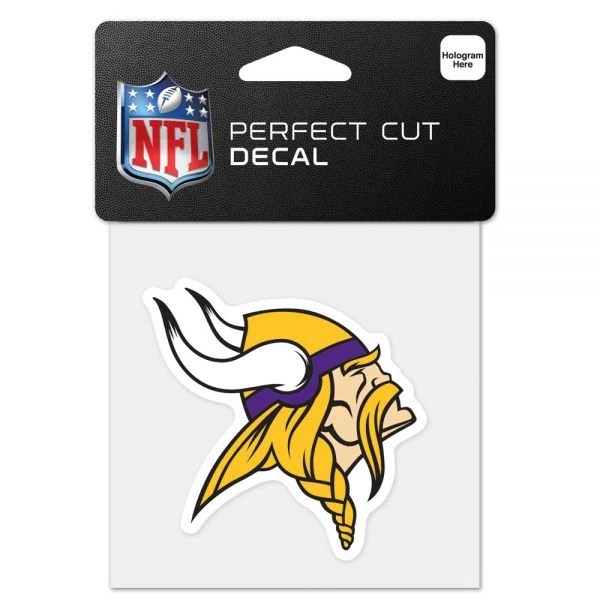 Wincraft Aufkleber 10x10cm - NFL Minnesota Vikings 1 Wincraft Aufkleber 10x10cm - NFL Minnesota Vikings