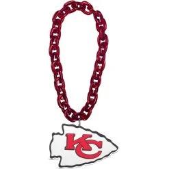 NFL Kansas City Chiefs 3D FanFave XXL Fanchain Kette