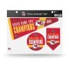 WinCraft Kansas City Chiefs Super Bowl LVII Champions NFL Magnet-Set