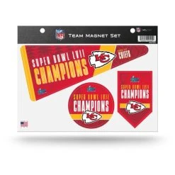 WinCraft Kansas City Chiefs Super Bowl LVII Champions NFL Magnet-Set