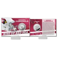 Highland Mint NFL Team History Silver Coin Card - Arizona Cardinals