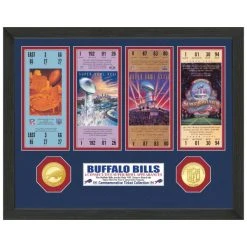 Highland Mint Buffalo Bills Super Bowl Appearances Ticket Coin Bild