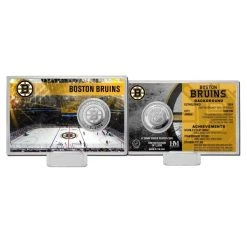 Highland Mint NHL Team History Silver Coin Card - Boston Bruins