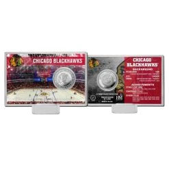 Highland Mint NHL Team History Silver Coin Card - Chicago Blackhawks