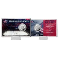 Highland Mint NHL Team History Silver Coin Card - Columbus Blue Jackets