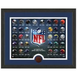 Highland Mint NFL Game Used Football Helmet Collection Bild 40x30cm