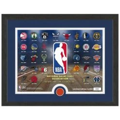 Highland Mint NBA Game Used Ball Collection Bild 40x30cm