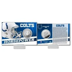 Highland Mint NFL Team History Silver Coin Card - Indianapolis Colts
