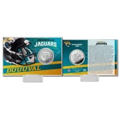 Highland Mint NFL Team History Silver Coin Card - Jacksonville Jaguars