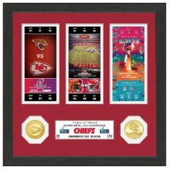 Highland Mint Kansas City Chiefs Road To Super Bowl Championship Ticket