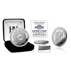 Highland Mint NFL Miami Dolphins 2022 Game Coin (39mm) Münze, Silber