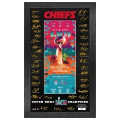 Highland Mint Kansas City Chiefs Super Bowl LVII Champions Signature Bild