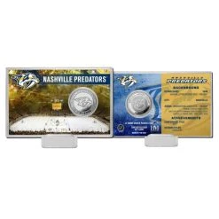 Highland Mint NHL Team History Silver Coin Card - Nashville Predators