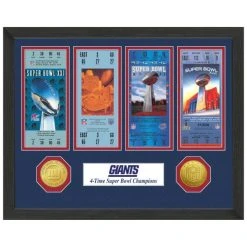 Highland Mint New York Giants Super Bowl Championship Ticket Coin Bild
