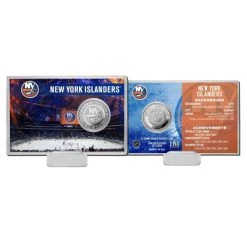 Highland Mint NHL Team History Silver Coin Card - New York Islanders