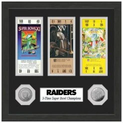 Highland Mint Las Vegas Raiders Super Bowl Championship Ticket Coin Bild