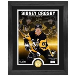 Highland Mint Sidney Crosby Pittsburgh Penguins NHL Signature Coin Bild