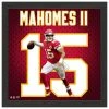 Highland Mint Patrick Mahomes Kansas City Chiefs Impact Jersey Frame Bild