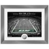 Highland Mint New York Jets NFL Stadion Silber Coin Bild 40x33cm