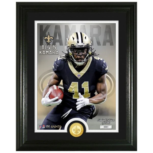 Highland Mint Alvin Kamara New Orleans Saints NFL Signature Coin Bild 1 Highland Mint Alvin Kamara New Orleans Saints NFL Signature Coin Bild