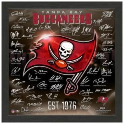 Highland Mint Tampa Bay Buccaneers NFL Signature Logo Bild 33x33cm