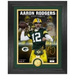 Highland Mint Aaron Rodgers Green Bay Packers NFL Signature Coin Bild