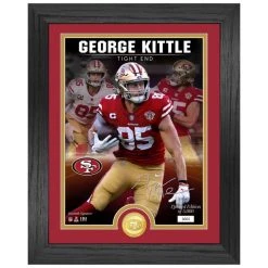 Highland Mint Geroge Kittle San Francisco 49ers NFL Signature Coin Bild
