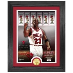 Highland Mint Michael Jordan Chicago Bulls NBA Champion Coin Bild