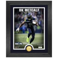 Highland Mint DK Metcalf Seattle Seahawks NFL Signature Coin Bild