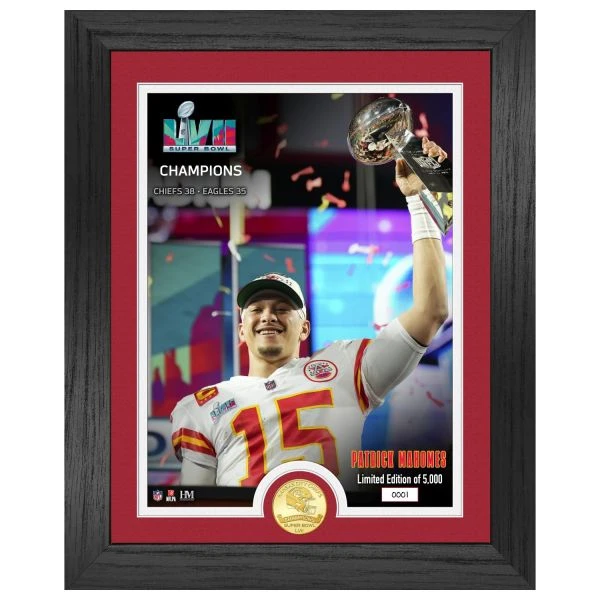 Highland Mint Patrick Mahomes Chiefs Super Bowl LVII Champions Coin Bild 1 Highland Mint Patrick Mahomes Chiefs Super Bowl LVII Champions Coin Bild