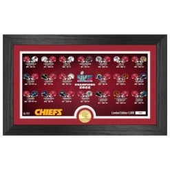 Highland Mint Kansas City Chiefs Super Bowl LVII Dueling Helmet Coin Bild