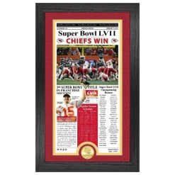 Highland Mint Kansas City Chiefs Super Bowl LVII Front Page Coin Bild