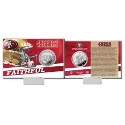 Highland Mint NFL Team History Silver Coin Card - San Francisico 49ers