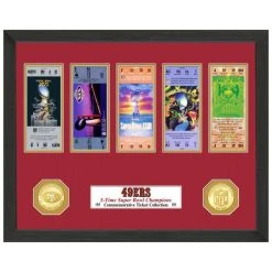 Highland Mint San Francisco 49ers Super Bowl Championship Ticket Coin Bild
