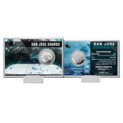Highland Mint NHL Team History Silver Coin Card - San Jose Sharks