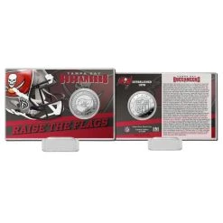 Highland Mint NFL Team History Silver Coin Card - Tampa Bay Buccaneers