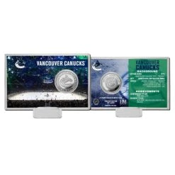 Highland Mint NHL Team History Silver Coin Card - Vancouver Canucks