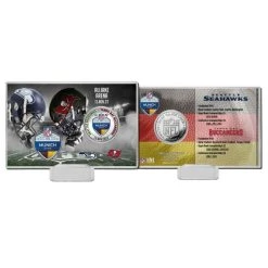 Highland Mint NFL MUNICH GAME Silver Coin Card Buccaneers Seahawks