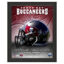 Highland Mint NFL Munich Game 2022 Tampa Bay Buccaneers Bild Fotorahmen