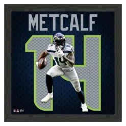 Highland Mint DK Metcalf Seattle Seahawks Jersey Impact Frame Bild