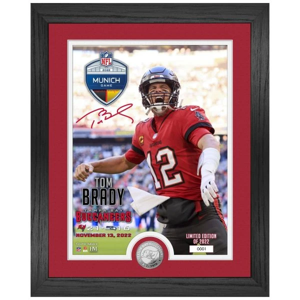 Highland Mint NFL Munich Game Tampa Bay Buccaneers Tom Brady Coin Bild 1 Highland Mint NFL Munich Game Tampa Bay Buccaneers Tom Brady Coin Bild