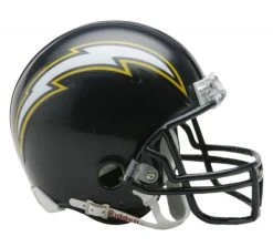 Riddell VSR4 Mini Football Helm San Diego Chargers 1988-06