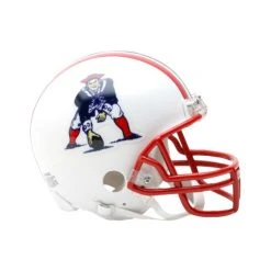 Riddell VSR4 Mini Football Helm - New England Patriots 90-92