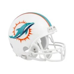 Riddell VSR4 Mini Football Helm - NFL Miami Dolphins