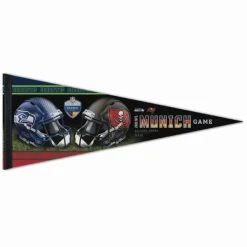 WinCraft NFL Munich Game Filz Wimpel 75x30cm - Buccs Seahawks