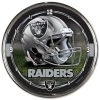 Las Vegas Raiders Wincraft Chrome NFL Wanduhr