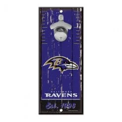 Wincraft Holzschild Mit Flaschenöffner - Baltimore Ravens