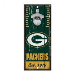 Wincraft Holzschild Mit Flaschenöffner - Green Bay Packers
