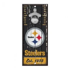 Wincraft Holzschild Mit Flaschenöffner - Pittsburgh Steelers