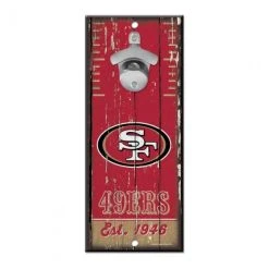 Wincraft Holzschild Mit Flaschenöffner - San Francisco 49ers